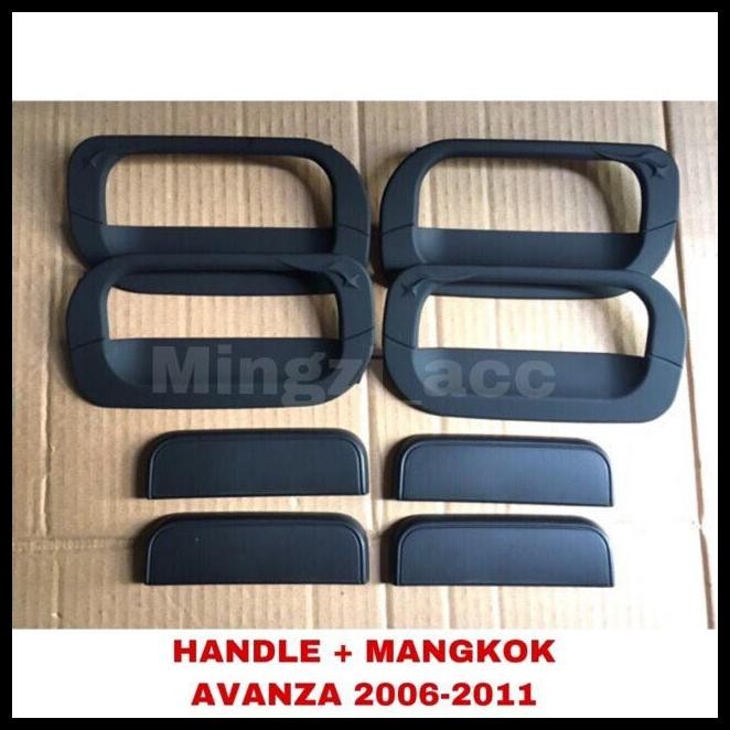 HOT DEAL AVANZA / XENIA 2008-2010 HANDLE MANGKOK COVER PINTU HITAM BLACKDOP 