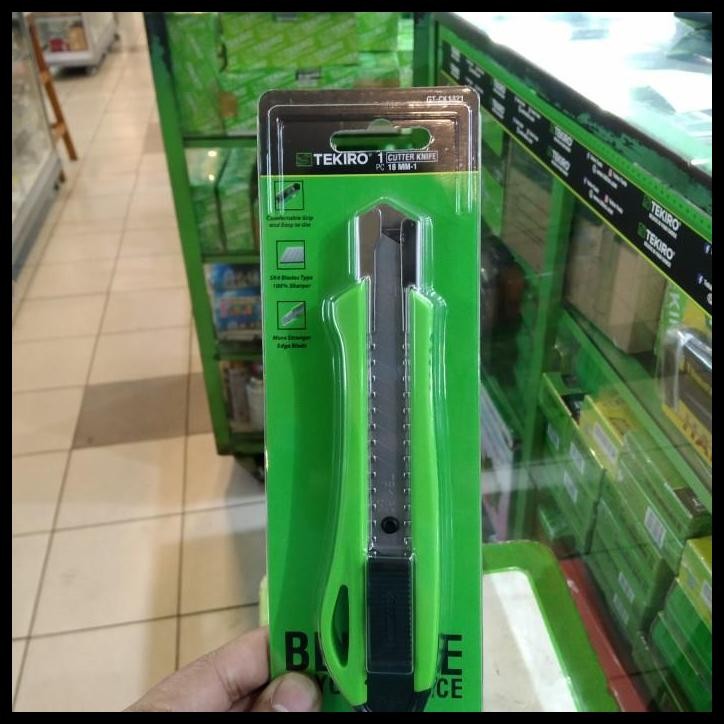 

GRATIS ONGKIR PISAU CUTTER BESAR TEKIRO 1IMM / CUTTER MERK TEKIRO 18MM-1 GT-CK1821 TEKIRO ORIGINAL!! !!!!