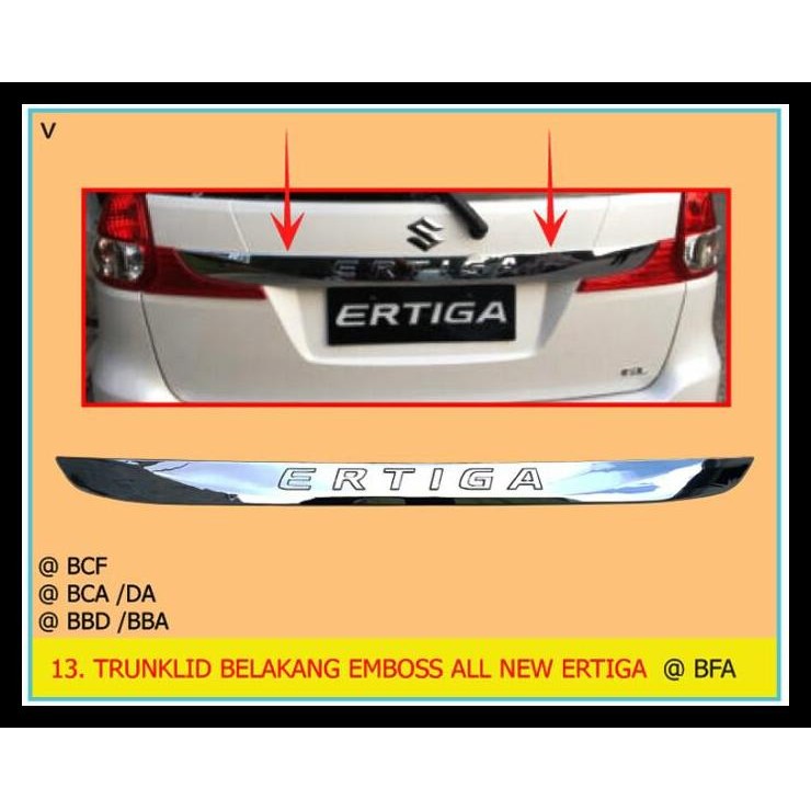 DISKON TRUNKLID NEW ERTIGA 