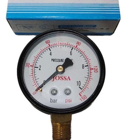 new  Jossa pressure gauge 10bar / jossa pressure gauge 10kg