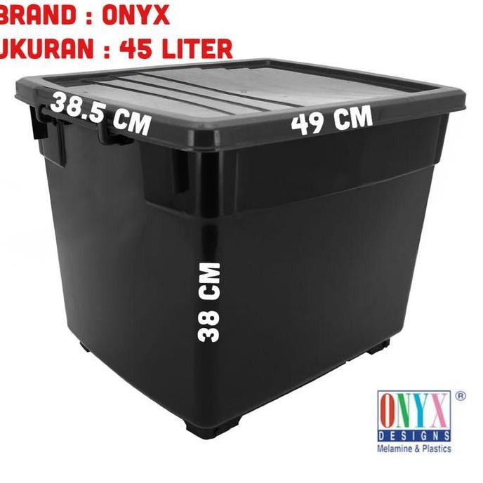 new  Box container Hitam Onyx 65 liter box onyx 45 liter container box 35 l