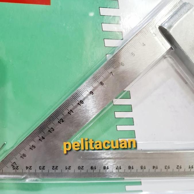 

new !!! Penggaris Siku Tukang Tebal Stainless Steel Speed Square 8 inch