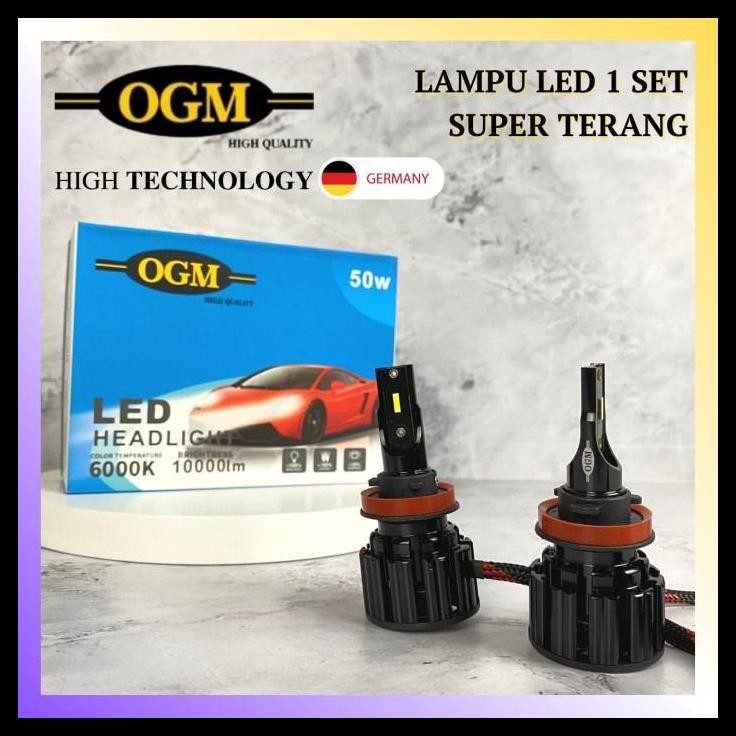 DISKON OGM - 2 SET LED MOBIL TOYOTA YARIS LAMA HEADLAMP FOGLAMP SUPER TERANG 