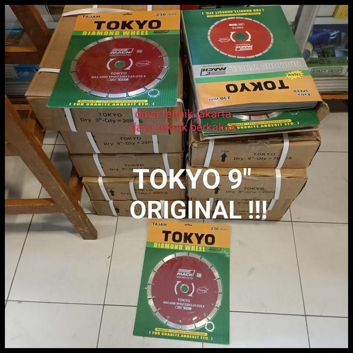TERBARU TOKYO DIAMOND WHEEL TAJAM 9" / MATA GURINDA POTONG BETON 9" TOKYO DRY 