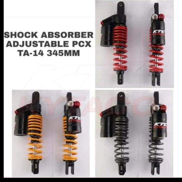 shock absorber ktc kytaco new pcx 150 lokal 345mm/ shock ktc kytaco
