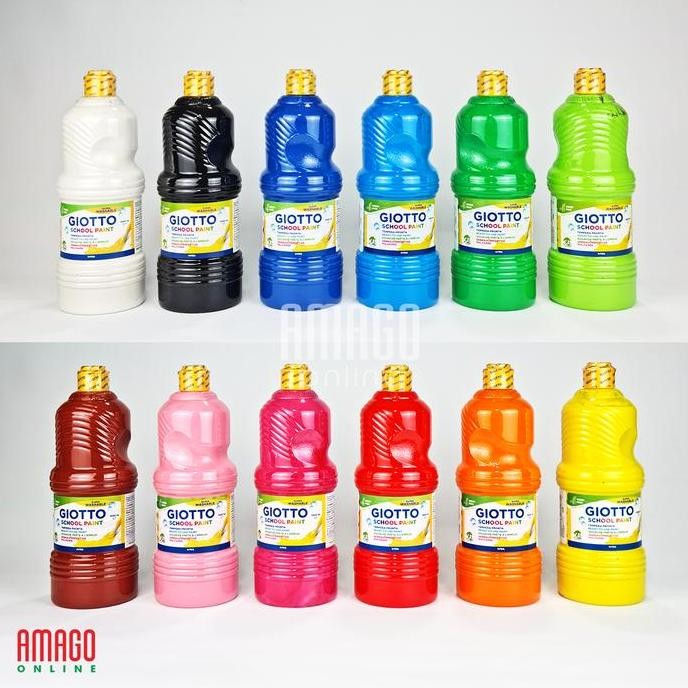 

Giotto School Paint 1000 Ml Cat Air Cat Poster Lukis Sekolah 1 Liter Pilih Warna