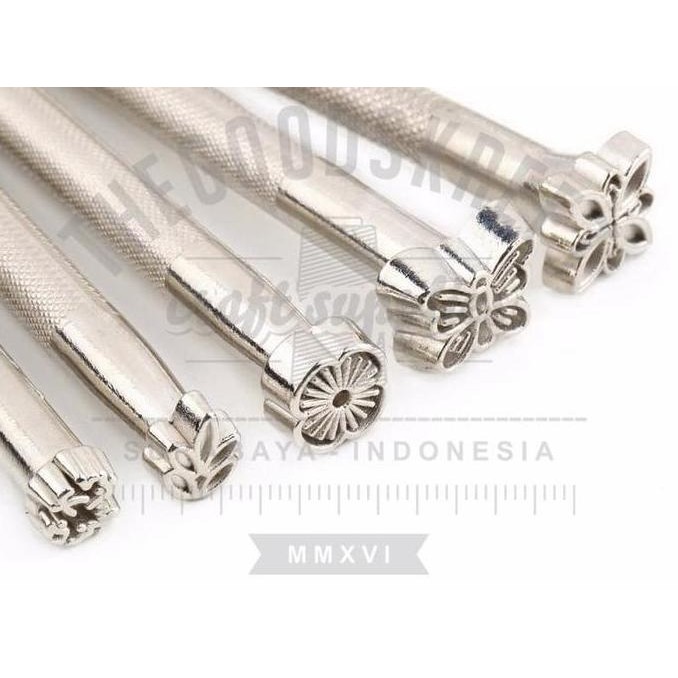 

Leather Stamping Tools Carving Stamp 20Pcs Kerajinan Ukir Kulit