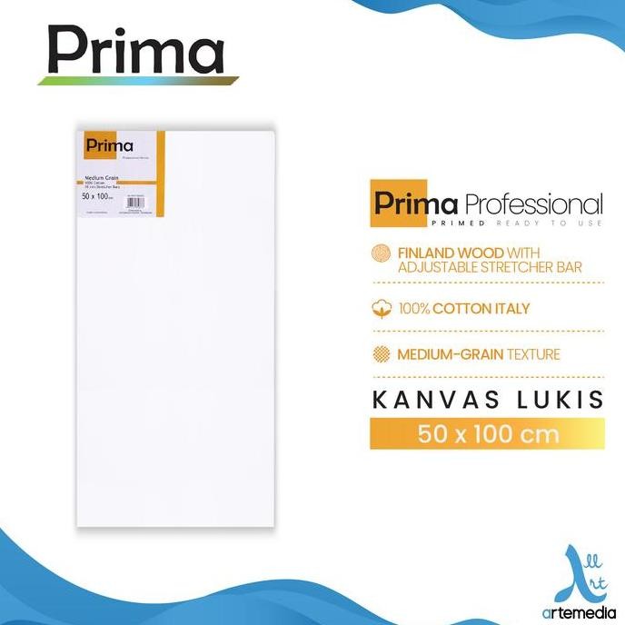 

Kanvas Lukis Prima Professional 50X100Cm Cotton Canvas