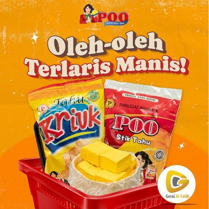 

Stik Tahu Poo - Stik Tahu Kering - Tofu Stick - Keripik Tahu - Oleh Oleh Kediri - Khas Kediri Makanan Cemilan Snack Food