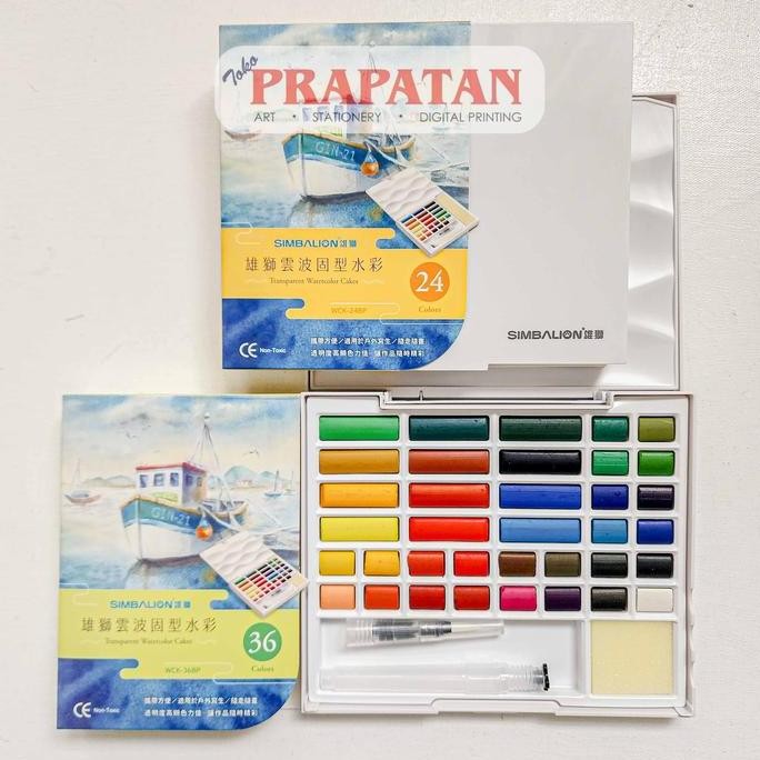 

Simbalion Transparent Watercolor Cakes Set Wck | Cat Air Set