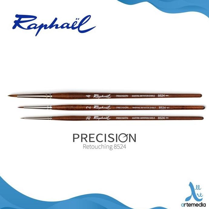 

Kuas Lukis Raphael 8524 Short Round Pointed Precision Synthetic Brush