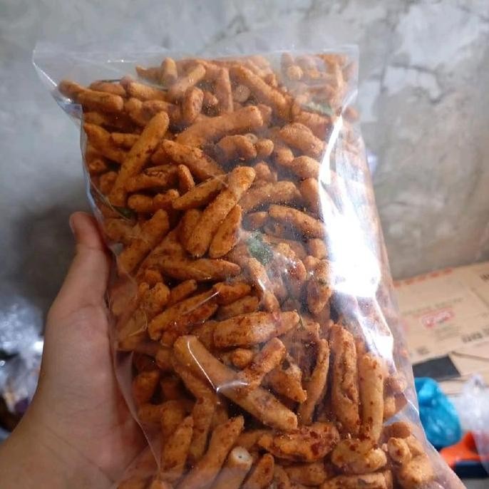 

Basreng Pedas Daun Jeruk Camilan Bikin Nagih Makanan Food Snack Goreng Cemilan 1Kg