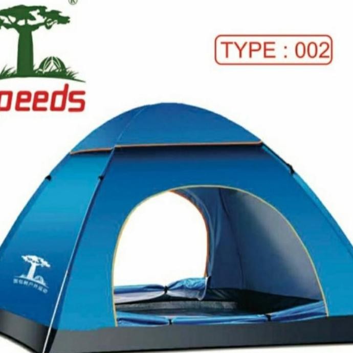 tenda camping kemah 4 orang portable