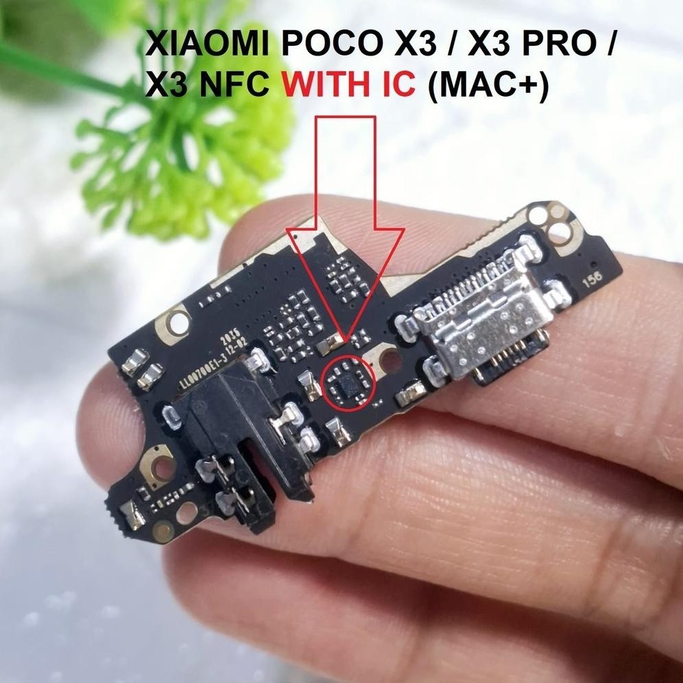 Flexible Konektor Charger Compatible Poco X3 X3 Pro X3 NFC With IC (Mac+) 1 PCS Ui Board + HF + Mic 