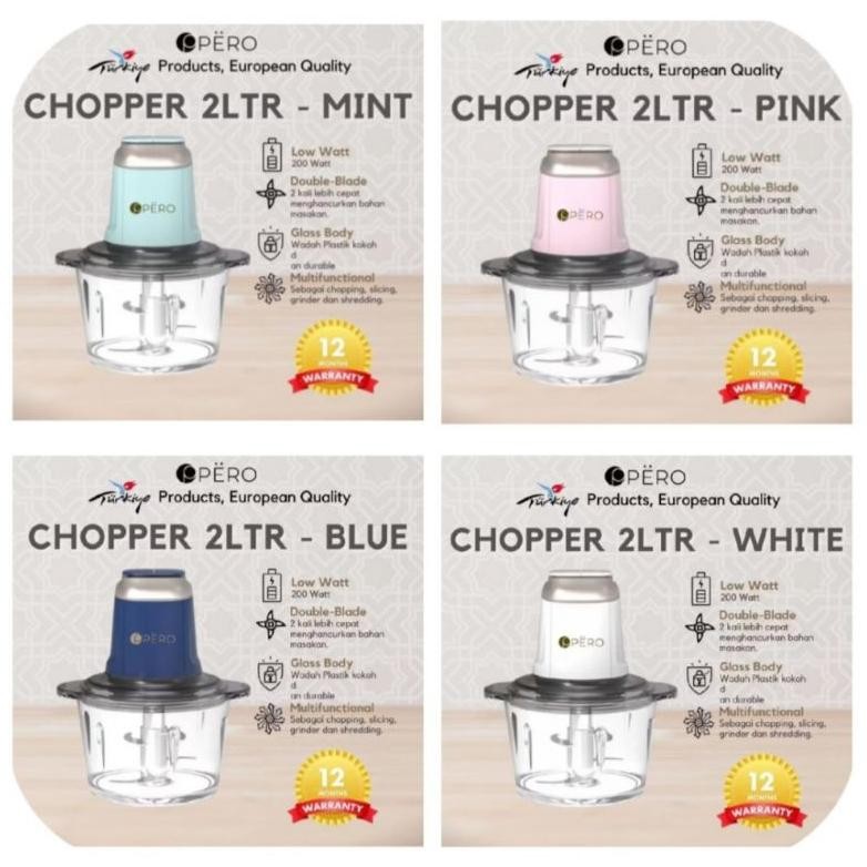 Pero Food Processor Chopper 2 L DiM
