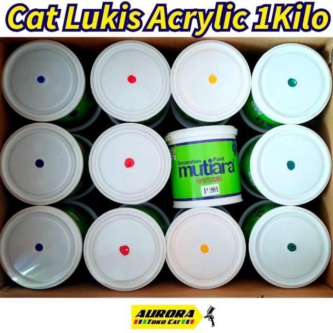 

Cat Lukis Mutiara / Aga Lukis Acrylik 1Kilo Cet Akrilik Cat Minyak [Jawa,Bali,Sumatra,Kalsel]