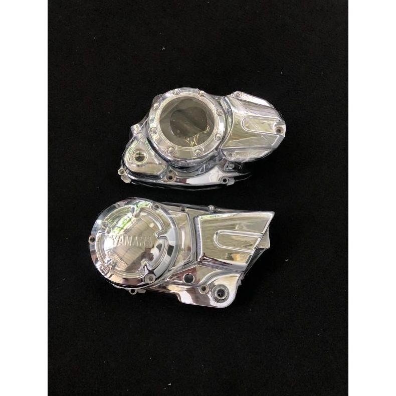 BAK MESIN RX KING NEW CKD BERKODE MODEL TRANSPARAN CHROME