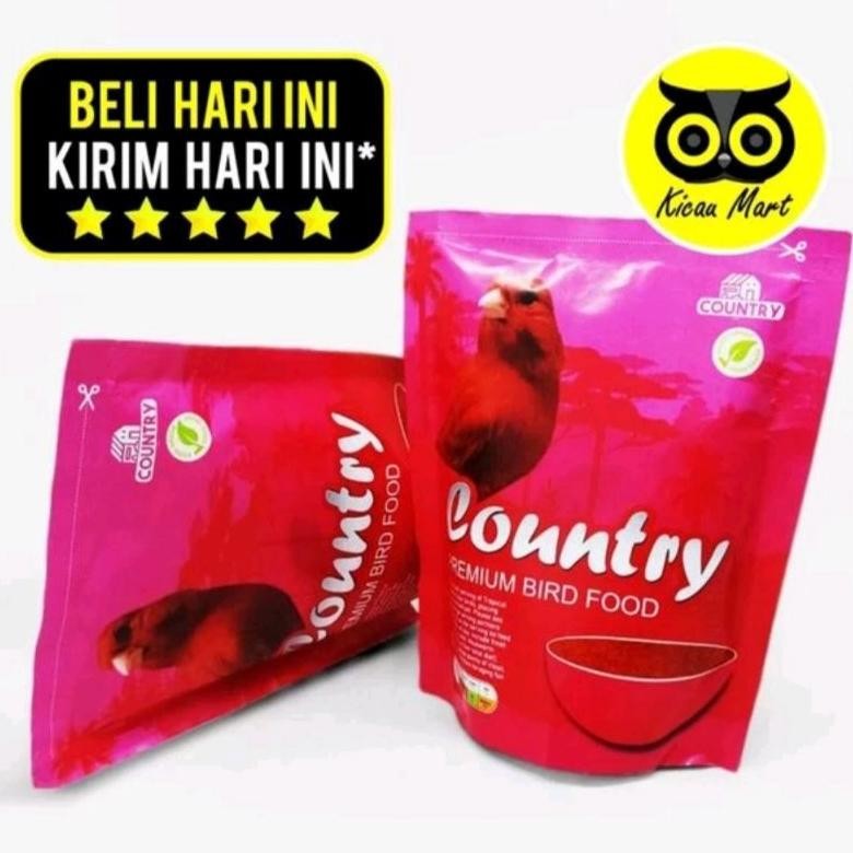 Country premium bird food canary pencerah pewarna kenari cd egg food DiM