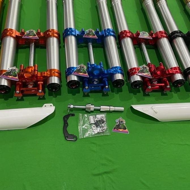 Shock USD Realjump Upside down MGV KLX 150 PNP kunci Model HT