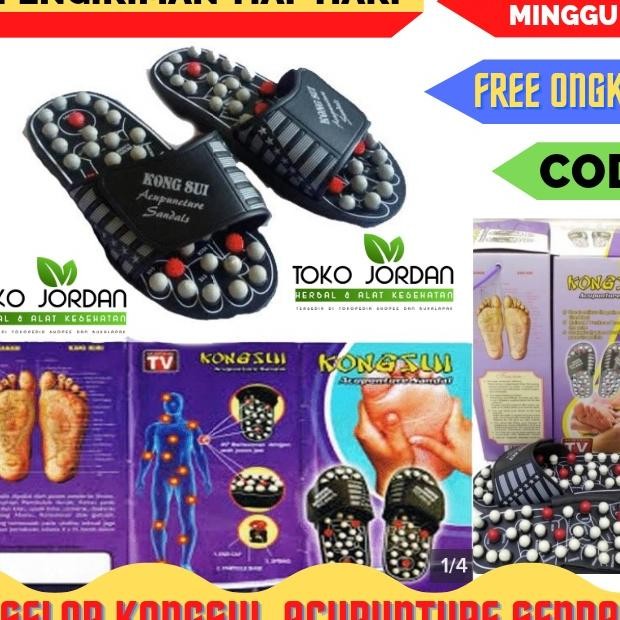 Sendal Terapi Refleksi Kongsui Acupunture Sandal Kongsui Sandal Kesehatan Sendal Refleksi Selop Refl