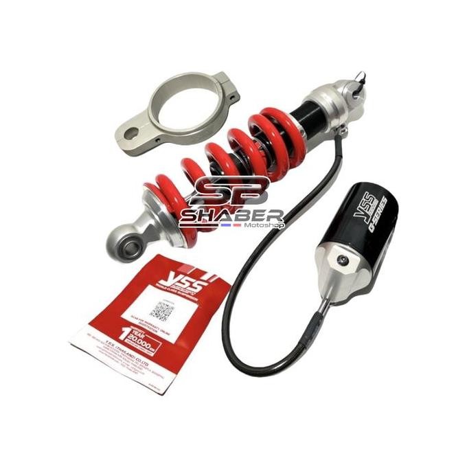Shock YSS Belakang Ninja 150RR KRR ZX 265MM Gplus Gseries Per Merah Tabung Hitam BRB