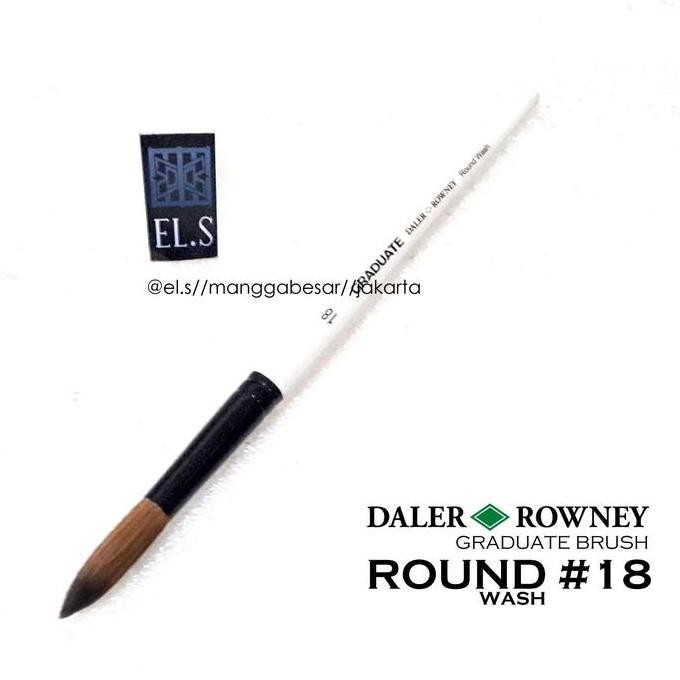 

Daler Rowney Graduate Brush Round Wash 18 (Kuas Lukis)
