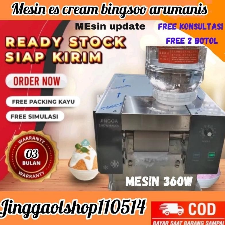 Mesin es krim bingsoo korea arumanis mesin es cream bingsu snow ice machine DiM