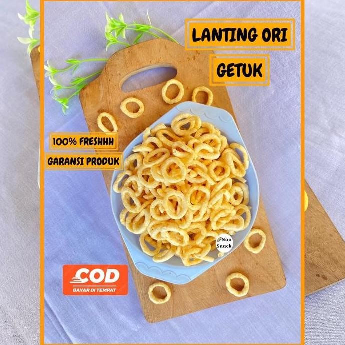 

Lanting Kebumen Lanting Cilacap 500Gr Promo Lanting Khas Kebumen Makanan Keripik Cemilan