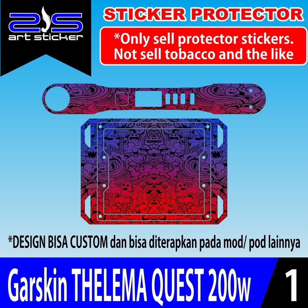 Garskin Telema Quest 200w Red Blue DiM