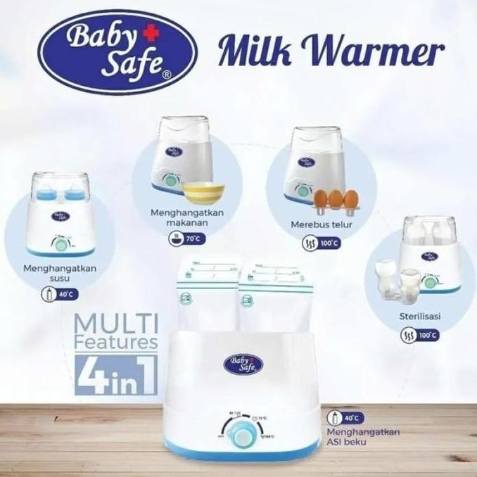 BABY SAFE LB216 MILK WARMER ( ALAT STERIL BOTOL SUSU 4IN1) ORIGINAL DAN TERPERCAYA