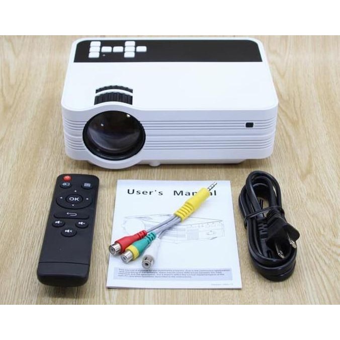 PROYEKTOR MINI PORTABLE INFOCUS PROJECTOR UB-10 1500 LUMENS TV TUNER ORIGINAL DAN TERPERCAYA
