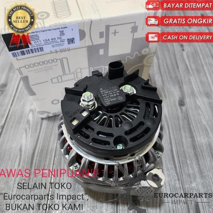 Dinamo Alternator Ampere Mercedes Benz W203 C180 C230 C240 W211 E240 E260 Original