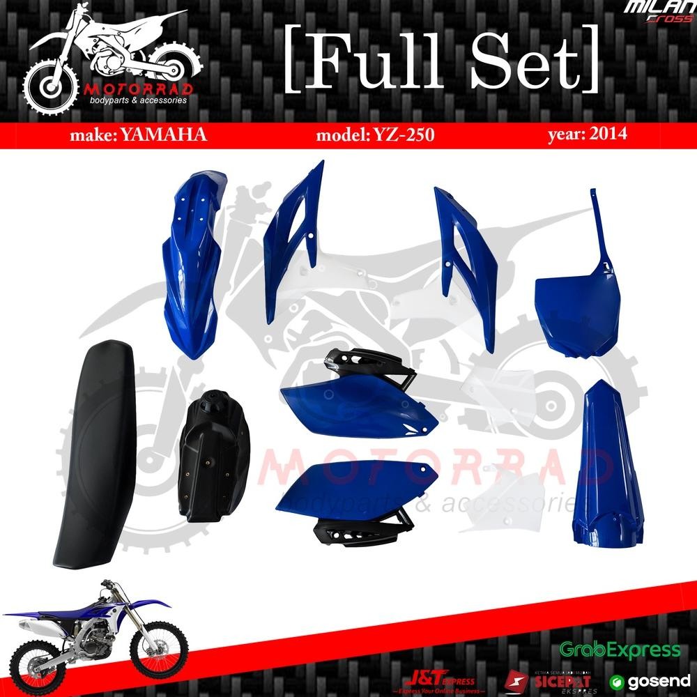 BODY FULL SET KOMPLIT YAMAHA YZ 250 TAHUN 2012-14