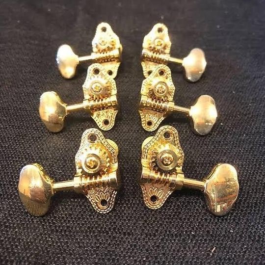 GRETSCH G5400 OPEN BACK TUNER GOLD DRYER GITAR TUNING PEG ORIGINAL ORIGINAL DAN TERPERCAYA