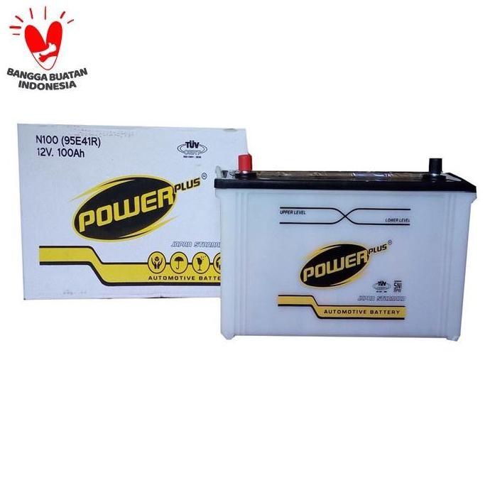 Powelus N100 (Aki Genset 100ah / Accu Truk Mitsubishi, Hino, Isuzu)