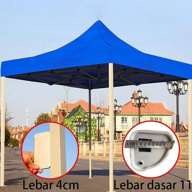 Tenda Lipat | Tenda Bazar | Tenda Jualan 3x3 Meter Bahan Keluli
