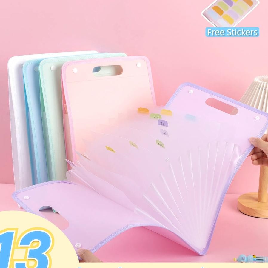 

Tas File Akordeon 13 Poet File Folders A4 Tas File Handle Map File Clear Holder 13Layer Folder Tas File