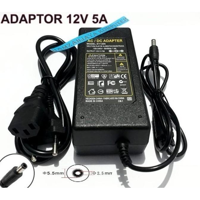 Charger AC to DC 12V 5A Dinamo Pompa Air Tekanan Tinggi