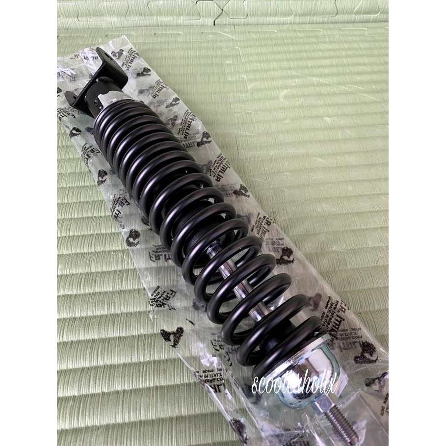 Shock belakang Fa italia hitam utk vespa largeframe smallframe