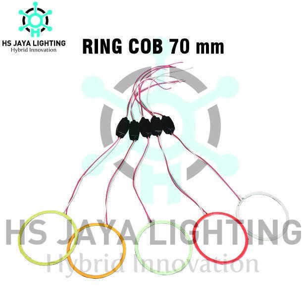 LED RING COB 70MM PNP UNTUK BILED 2.5 INCH TANPA AKRILIK
