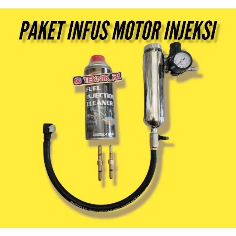 INFUS INJEKSI PLUS CAIRAN ALAT SERVIS INJEKSI MODEL SUNTIK TABUNG INFUS INJEKTOR