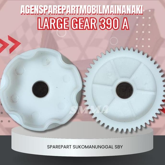 Gearbox Dinamo Mobil Aki Pliko 390 Gear Mainan Mobil/Motor Listrik