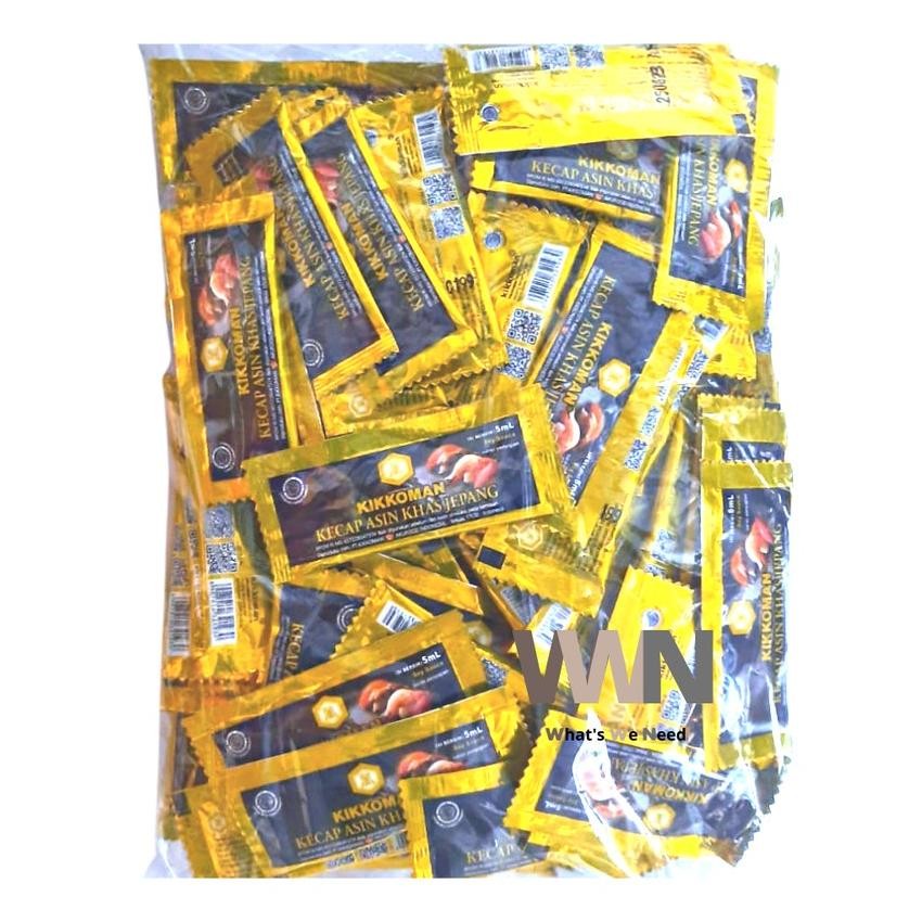 

Kikkoman All Puose Soy Sauce 5Ml 100 Pcs Kecap Asin Khas Jepang