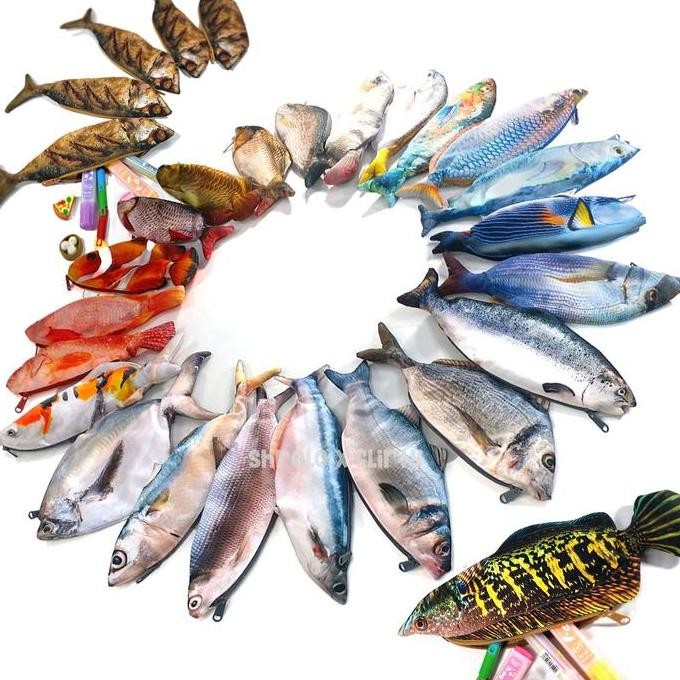 

Tempat Pensil Bentuk Ikan Unik Pouch Fish Kreatif Untuk Make Up & Alat Tulis