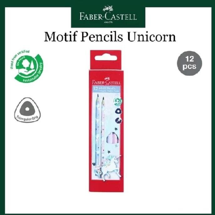 

Pensil 2B Faber Castell Isi 12pcs Segitiga Motif Robot & Unicorn