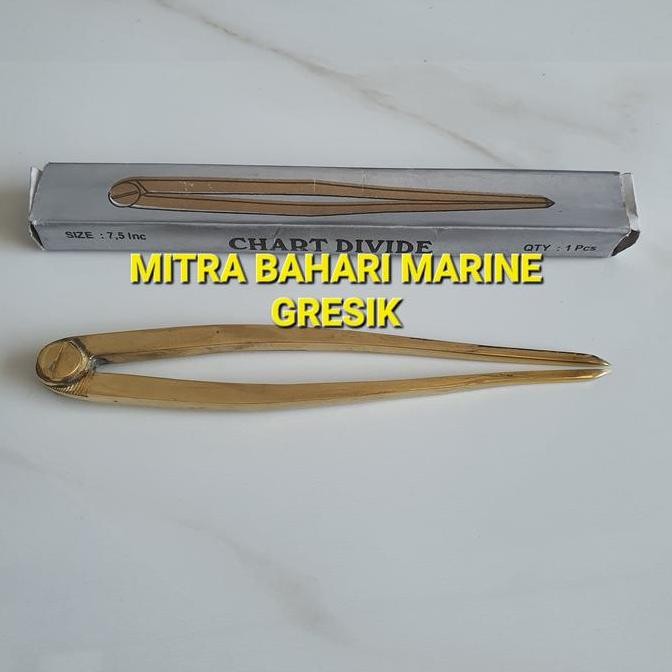 

Jangka Semat Kuningan / Jangka Peta / Chart Divide 7,5 Inchi New Stok