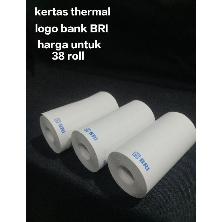 

Paket 1 KG ( 38 Roll ) Thermal LOGO BANK BRI 57X30