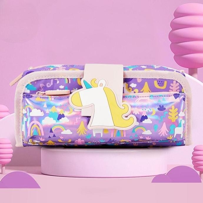 

Kotak Pensil Pencil Case Sekolah Kapasitas Besar Gambar Unicorn New Stok