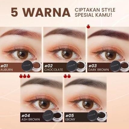 

FOCALLURE Eyebrow Cream Gel Waterproof Pensil Alis Eye Brow Gel Makeup