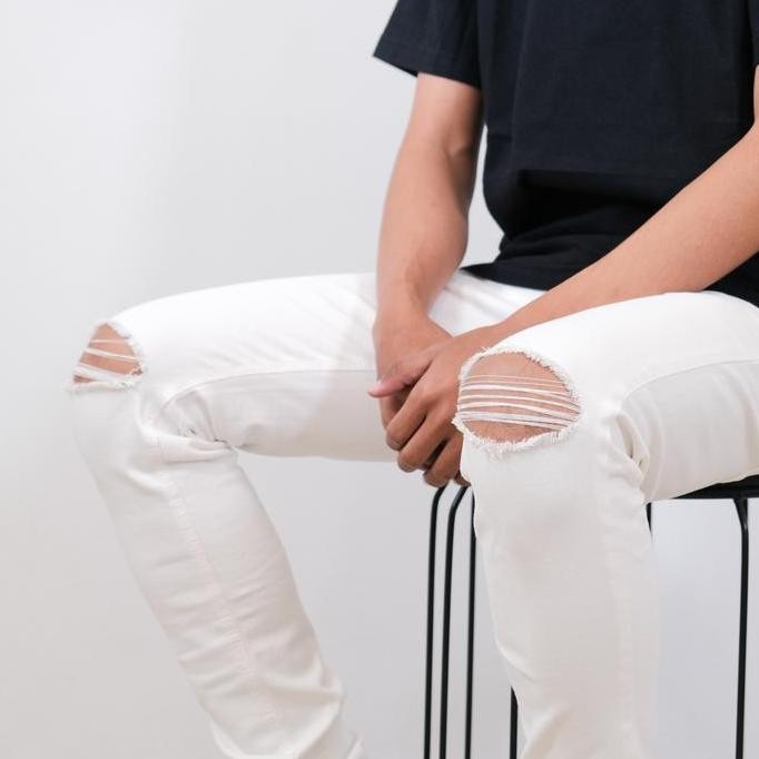 

Celana Jeans Putih Pria TS DENIM99 Slimfit Skinny Cowok Pensil Premium Original